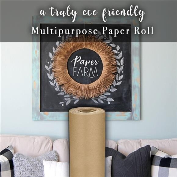 Wrapping Paper Roll (Jumbo) | Biodegradable Recycled Material | Made  in the USA - Picture 6 of 7